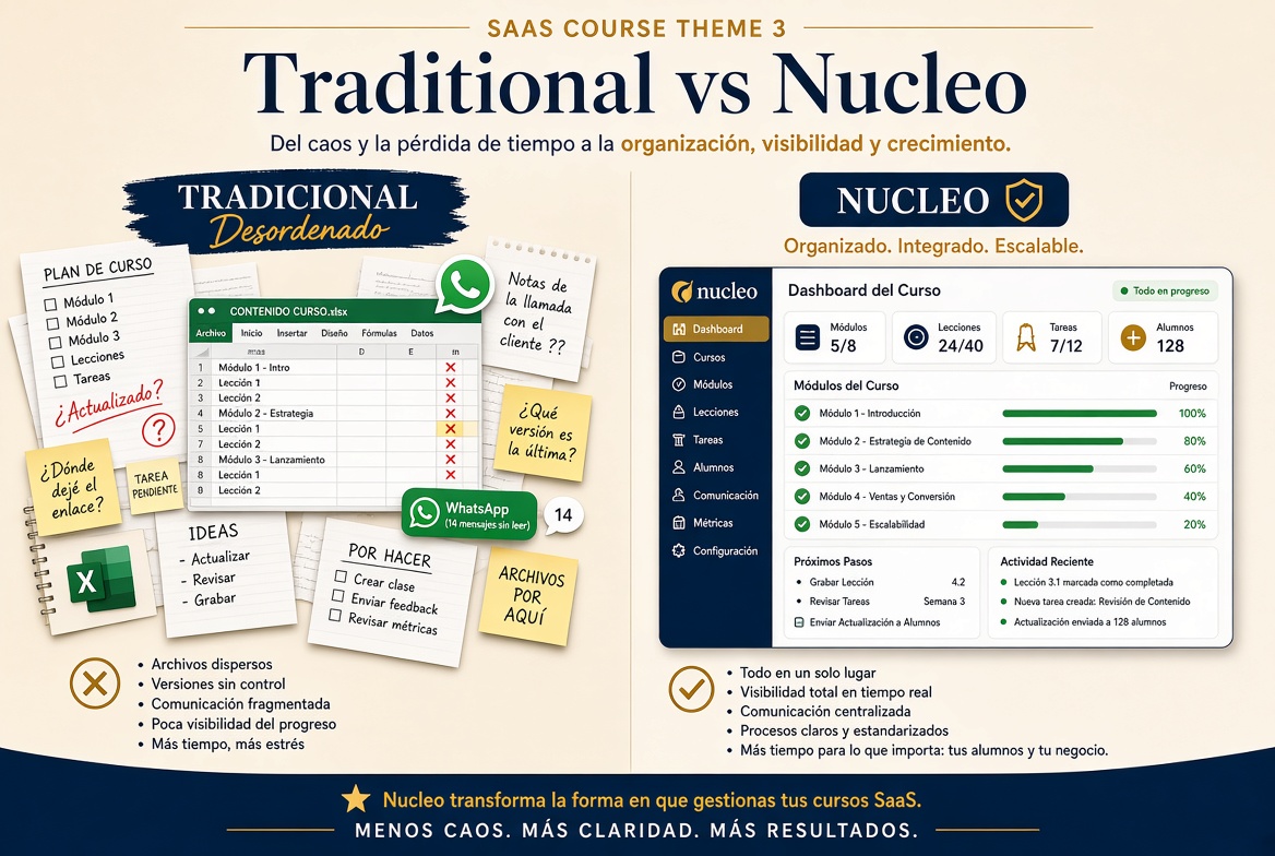 Tradicional vs SaaS